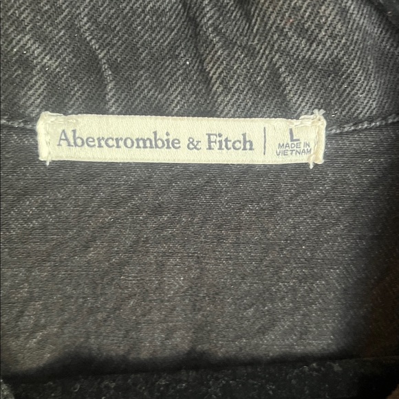 Abercrombie & Fitch Charcoal Denim Shirt Dress - Picture 2 of 2